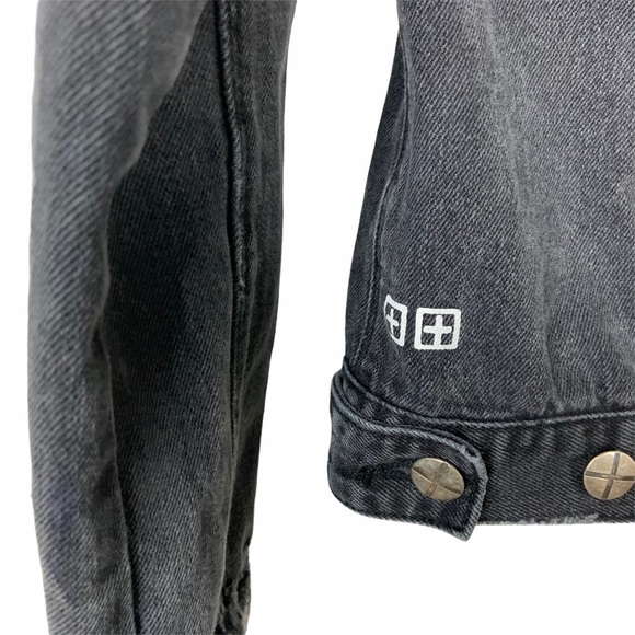 Ksubi Denim Classic Beaten Up Black Jacket Medium - Picture 9 of 14
